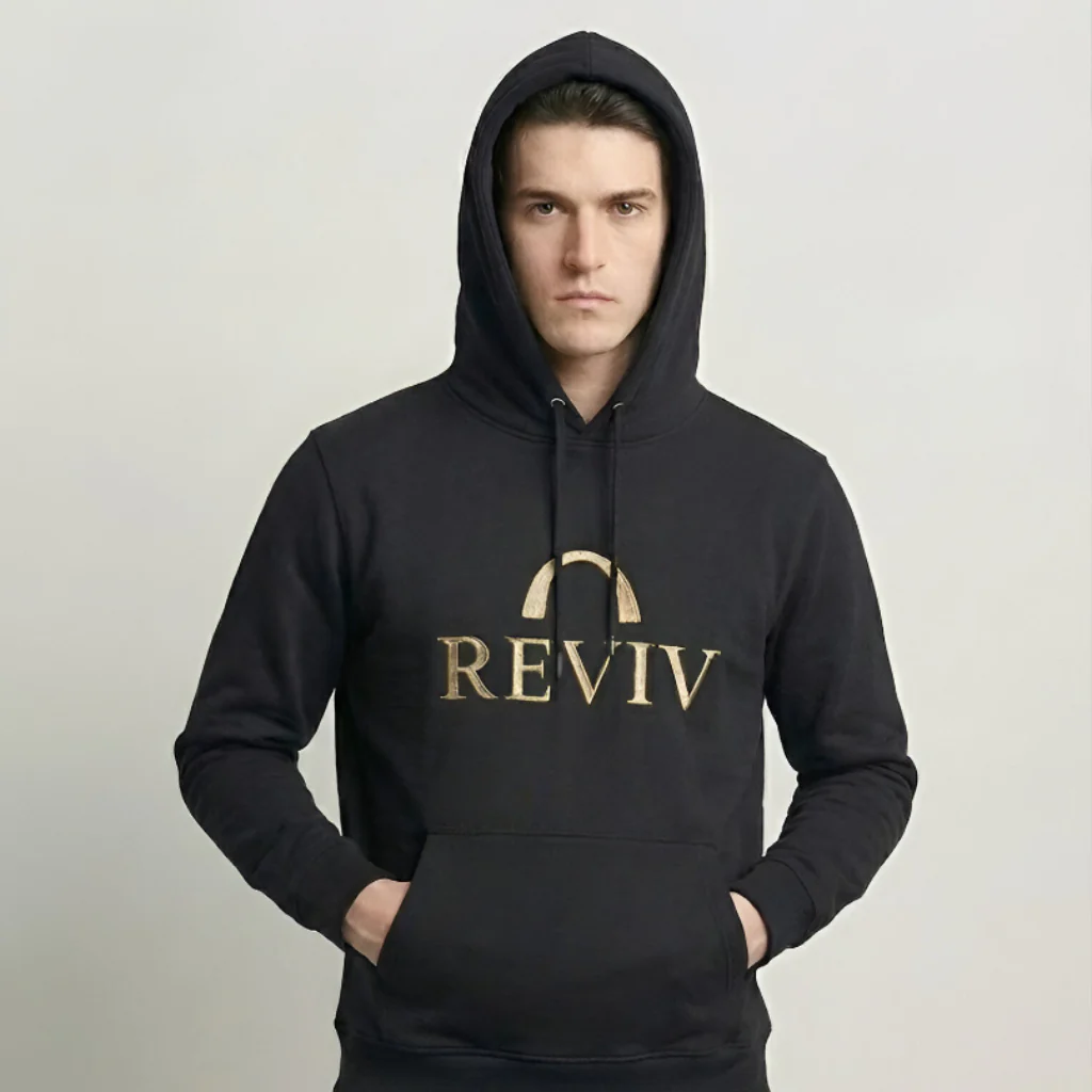 Reviv Signature Logo Hoodie, Unisex - Image 3