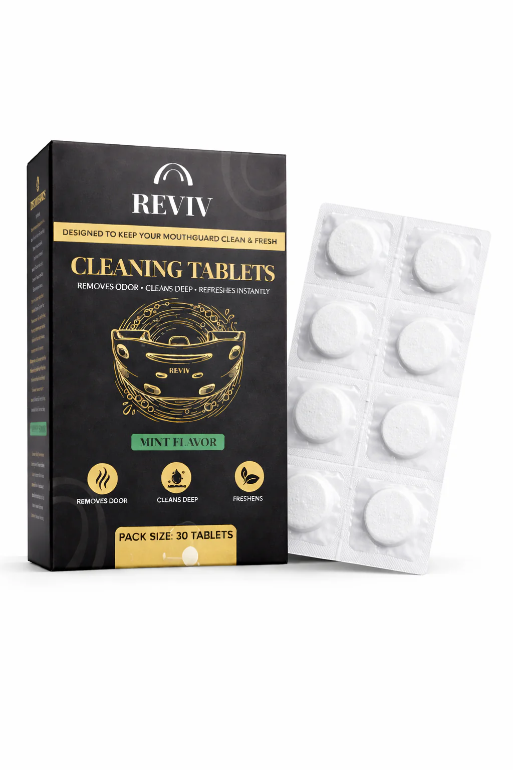Reviv Cleaning Tablets, Deep Clean & Odor Removal (Mint Flavor) - Image 4