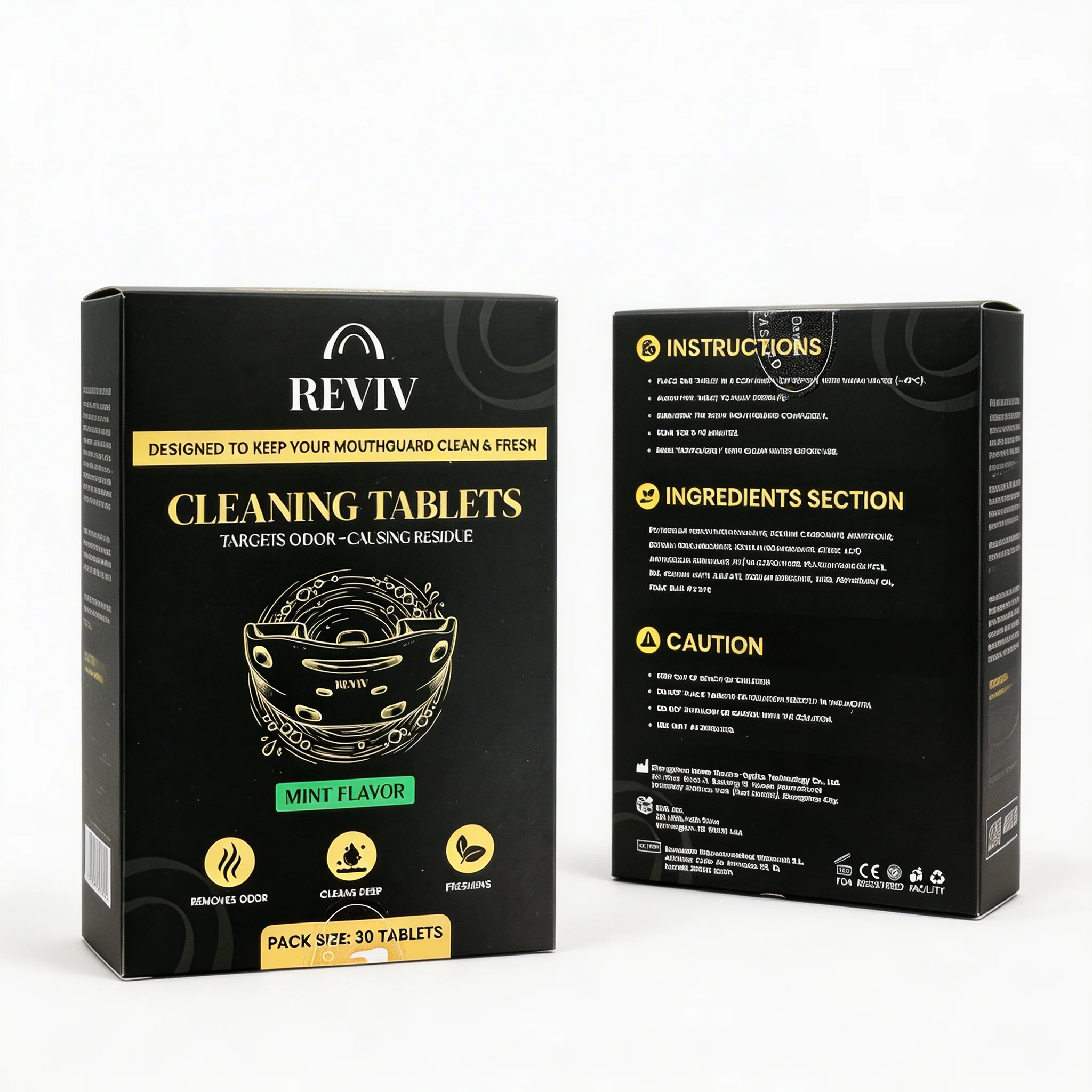 Reviv Cleaning Tablets, Deep Clean & Odor Removal (Mint Flavor) - Image 5