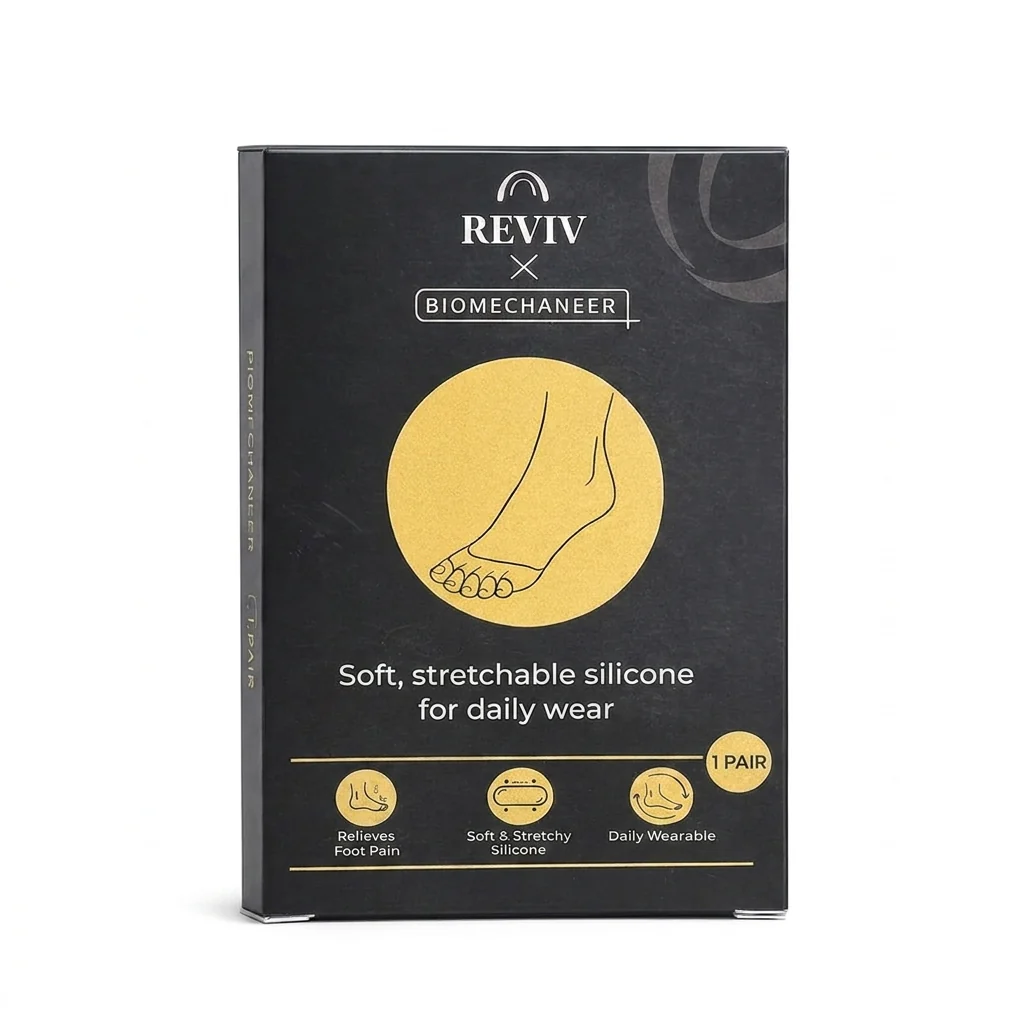 Reviv x Biomechaneer Toe Spacers, Soft Medical-Grade Silicone, 1 Pair - Image 5